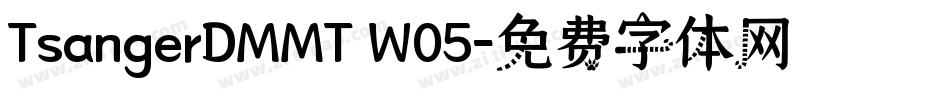 TsangerDMMT W05字体转换